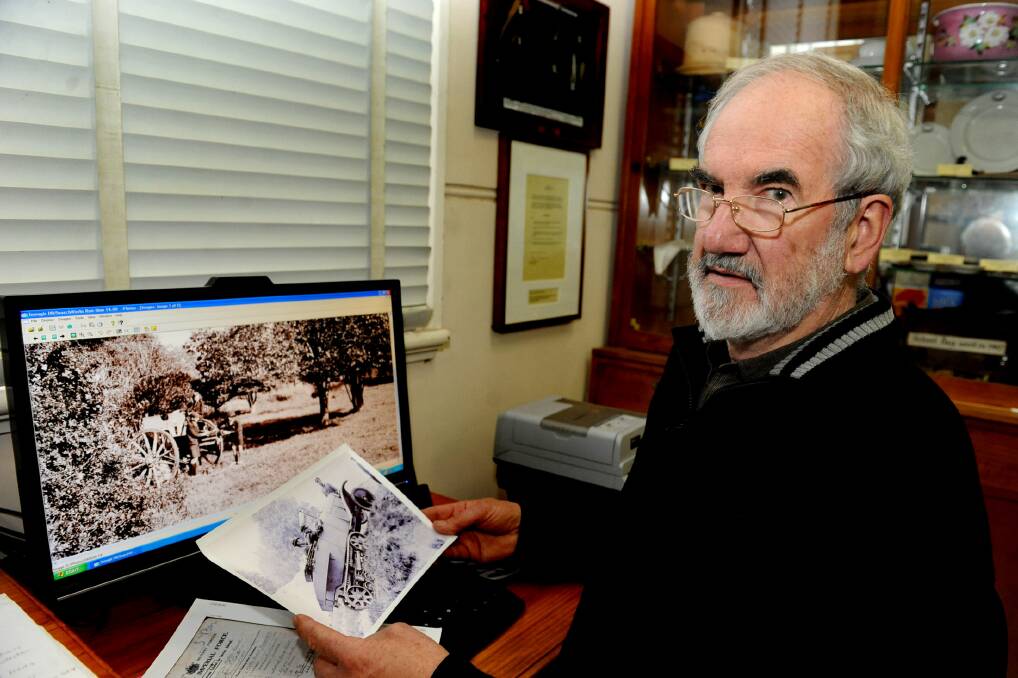 PROJECT FUNDING: Horsham Historical Society president Rod Jenkinson. The society has received money to compile a book documenting Horsham’s First World War history. Picture: SAMANTHA CAMARRI