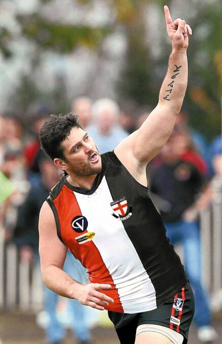 AFL star Brendan Fevola will feature for Edenhope-Apsley in the round one clash against Noradjuha-Quantong. Picture: GETTY IMAGES (image has been digitally altered)