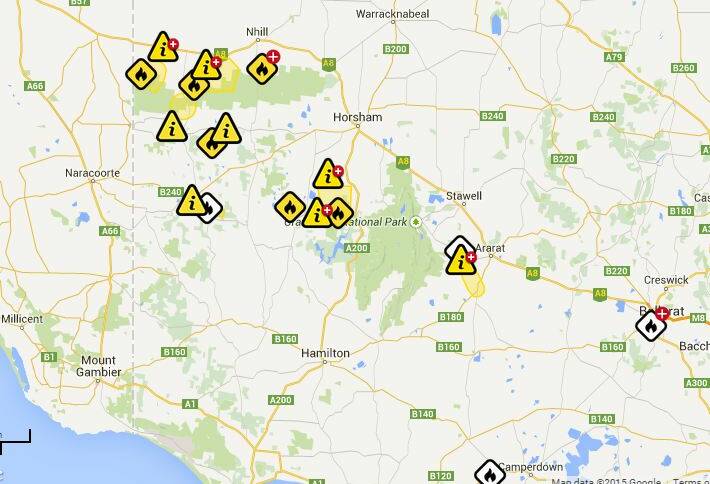 Map: http://www.emergency.vic.gov.au/