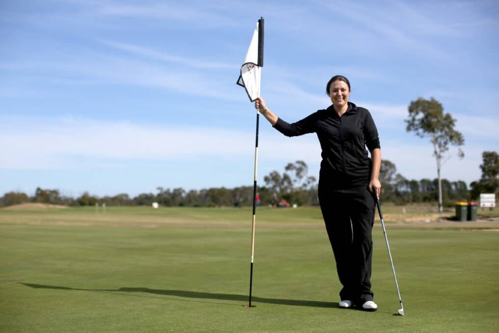 NEW PRO: Horsham Golf Club has welcomed new golf prefessional Lisa Jean to the club. Picture: THEA PETRASS