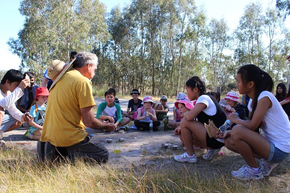 ENGAGING: Children from Hindmrash Shire at a cultural walk near Dimboola in September, organised by Hindmarsh Shire Council and paid for with Engage funding. Council re-applied for funding from 2015 to 2017 but the State Government rejected their grant. Picture: CONTRIBUTED