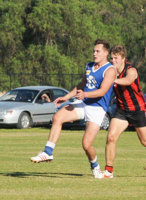 RETURN: Tom Bell playing for Donald Royal Blues in 2013. Picture: BULOKE TIMES