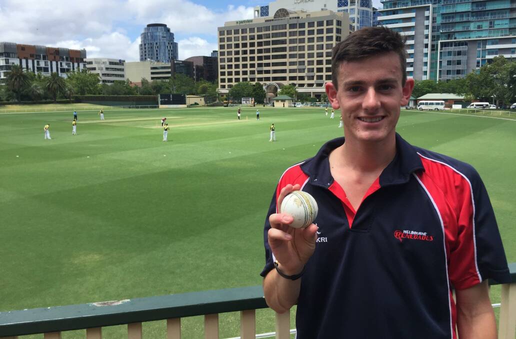 Nathaniel Holmes-Brown has taken five wickets and been economical for the Western Waves at the under-18 boys state championships.