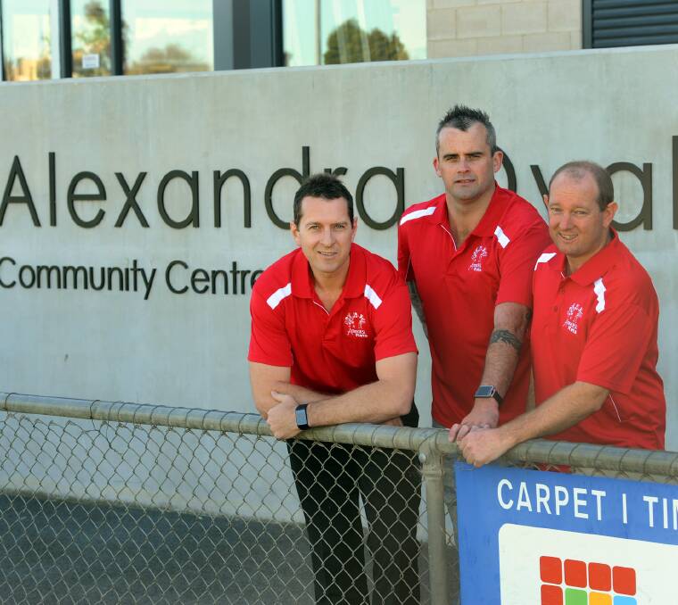 LEADERS: Mick Fratin, Shane Fisher and Terry Keilar have taken on senior roles at the Ararat Rats for the 2017 season. Picture: PAUL CARRACHER