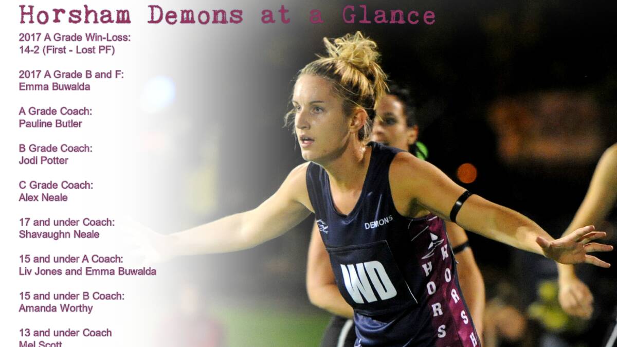 Horsham Demons look to build around a new squad | Netball Focus 2018