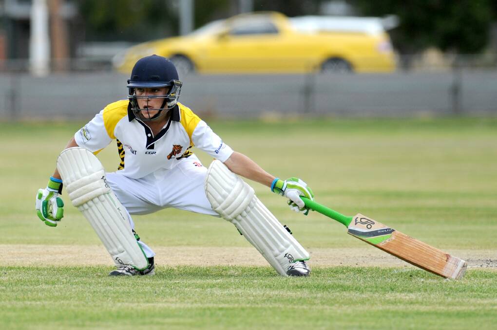 ON THE RISE: Jung captain Tyler Neville thinks young batsman Sam Leith will start to convert more of his starts in A Grade this season.