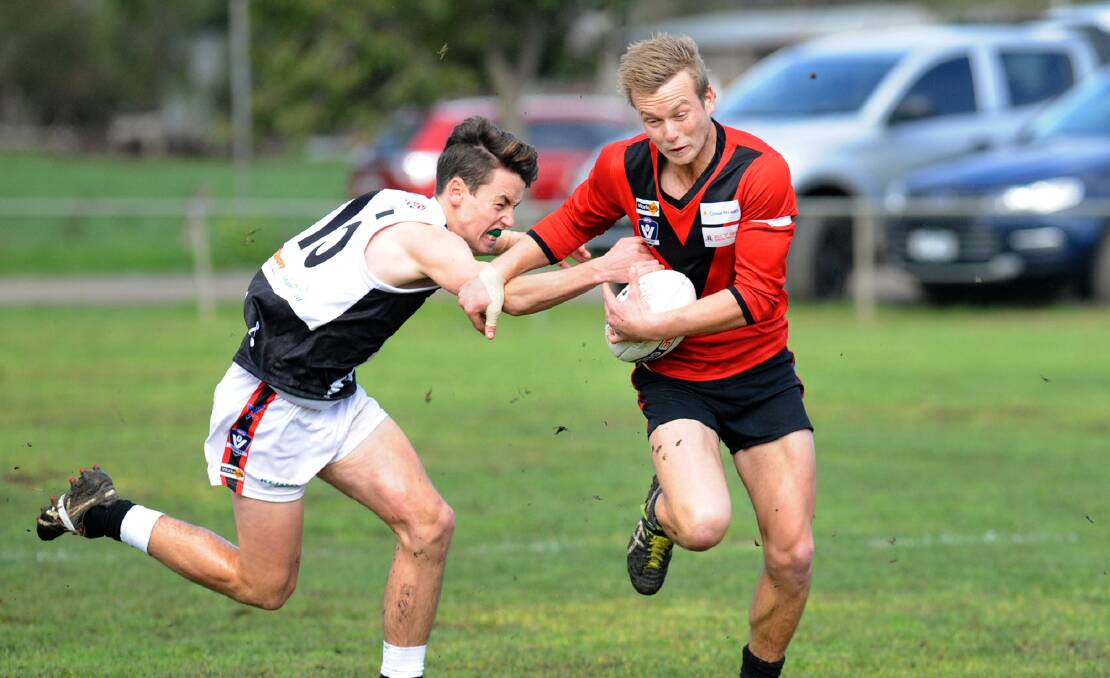 STAWELL: Tom Eckel won Stawell's best and fairest ahead of David Andrivon, Thomas Taurau and Jack Beaton. Picture: PAUL CARRACHER