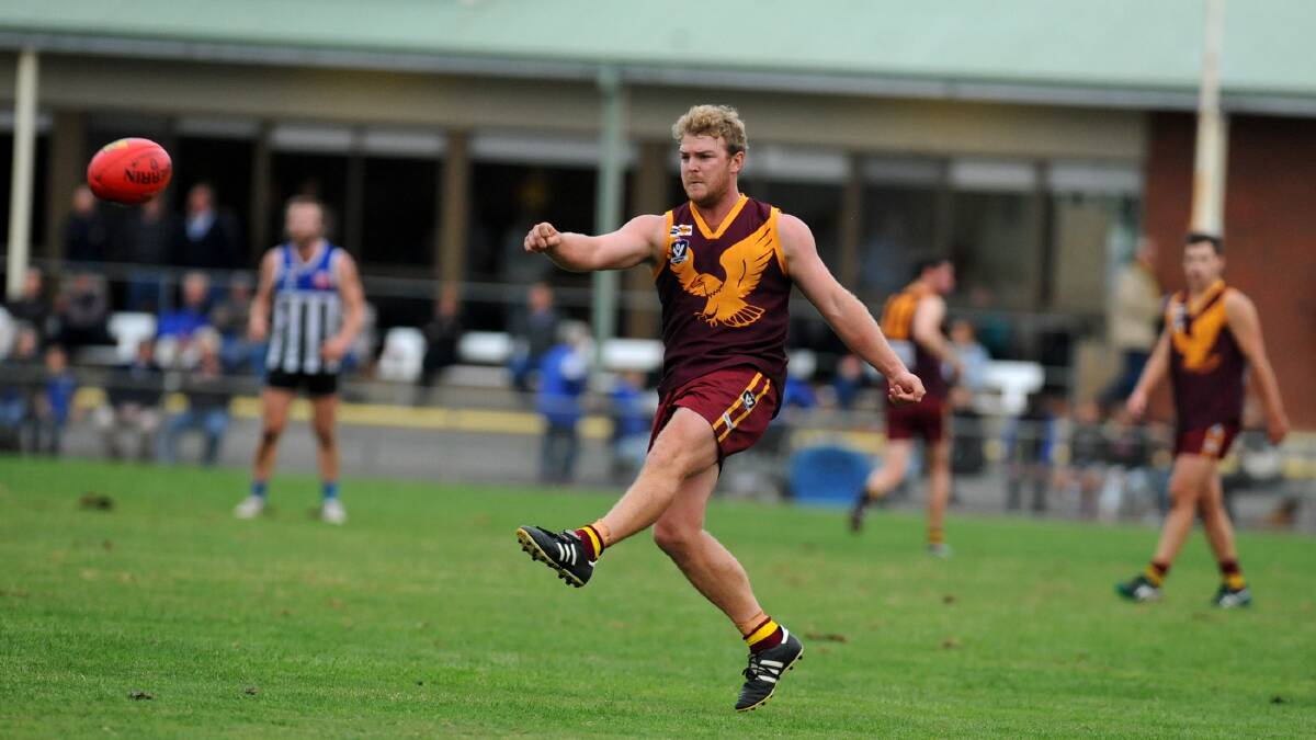 LEAD: Ryan McKenzie will continue to lead the Warrack Eagles alongside Shannon Argall in 2018 after the pair re-signed with the club. Picture: SAMANTHA CAMARRI