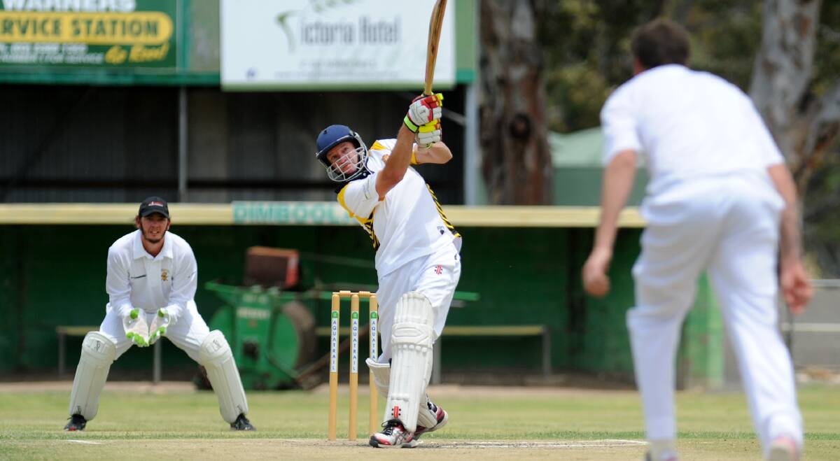 KEY MAN: David Puls will be important with bat and ball in Jung's vital game against Homers under lights at Horsham City Oval. Picture: OLIVIA PAGE
