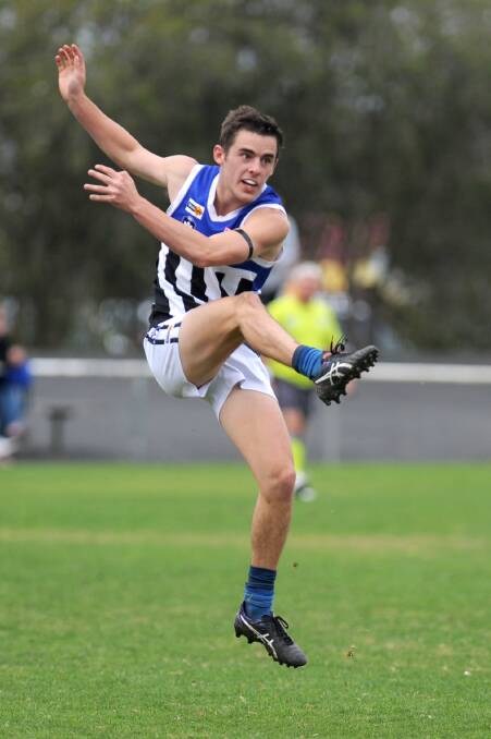Kade Petering was best on ground for Minyip-Murtoa in its win against Nhill. Picture: SAMANTHA CAMARRI