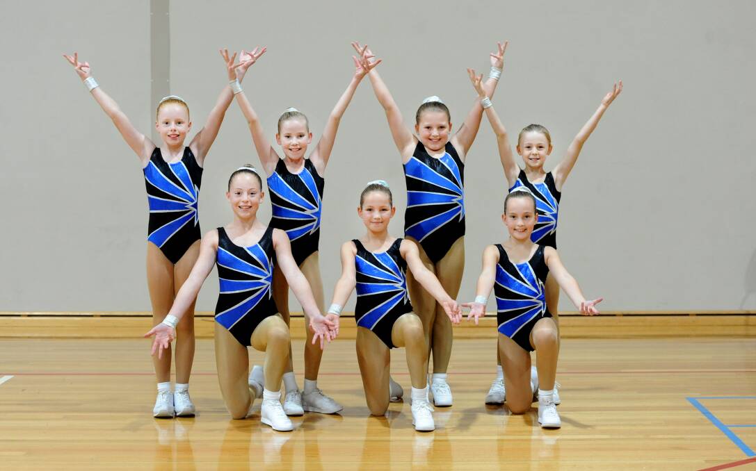 ON SHOW: The Holy Trinity Lutheran School Energetix Aerobics team performed well in Geelong on Saturday. Picture: SAMANTHA CAMARRI