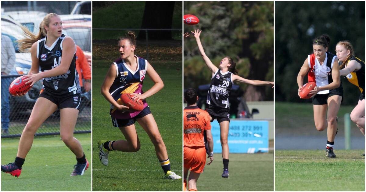 Wimmera footballers Ella Bibby, Georgia Clarke, Rene Caris and Tara Jasper are all part of the Greater Western Victoria Rebels leadership for the 2018 TAC Cup girls competition.