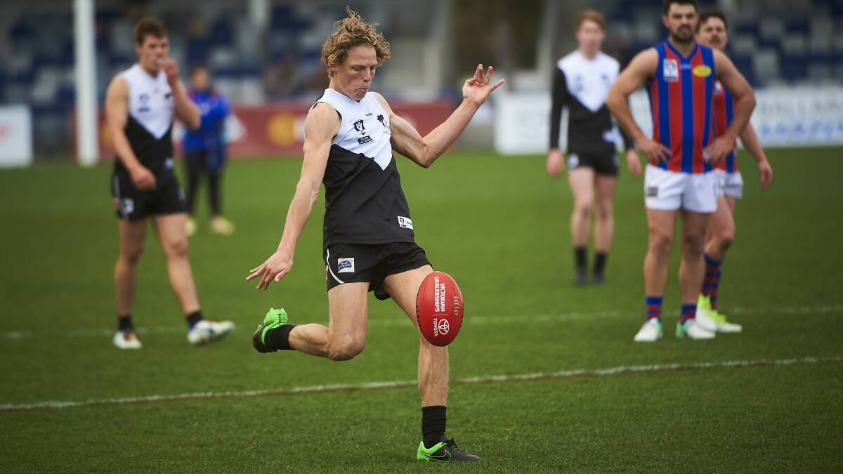CHANCE: Former Nhill junior footballer Jake McQueen spent 2017 playing for the North Ballarat Rebels and East Point. Picture: LUKA KAUZLARIC