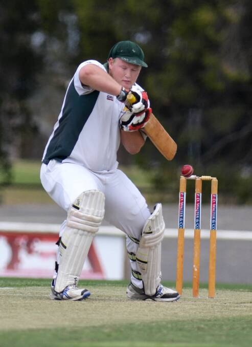 Jordan McDonald, seen here in 2015, contributed strongly at the top of the innings for Bullants on day one.