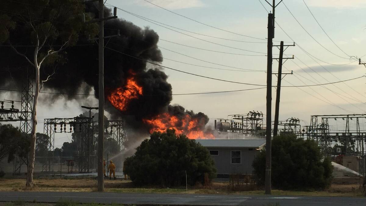 The power station in Stawell Rd, Horsham. Picture: Samantha Camarri