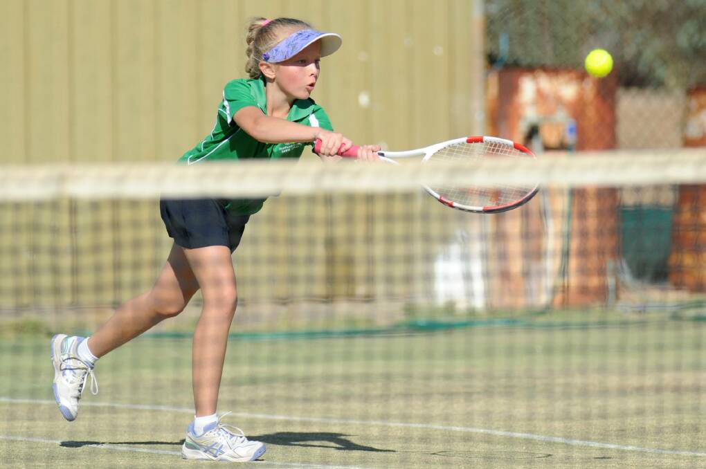 FAVOURITE: Winning last year's grand final is Ella Thompson's favourite tennis memory. Photo: OLIVIA PAGE