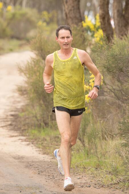 WIN: Col Barnett, one of the Stawell Amateur Athletic Club’s most decorated runners, records another victory.