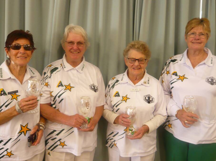 The best-performed rink for the Wimmera team was Mavis Janetzki, Judy Cassidy, Lois Miles and Robyn Capper.