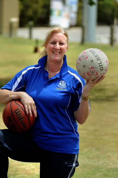 TALENT: Sharon Fedke of Horsham excels on the netball and basketball court. Picture: PAUL CARRACHER