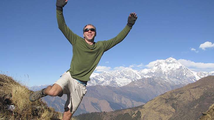 Adventurer Peter McVeigh in Nepal.
