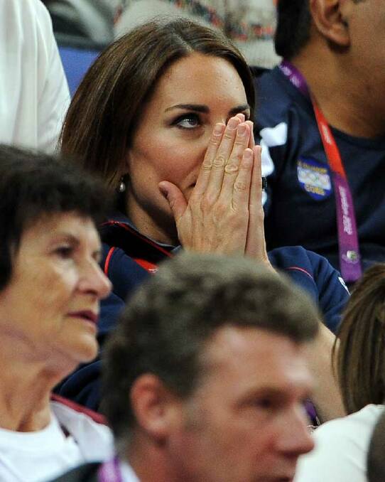 We repeat, the tension <i>really</i> gets to Kate at day 7 of the Olympics.