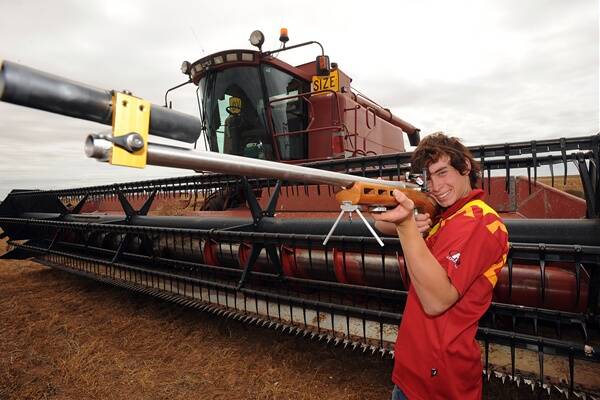 TOP SHOT: Warracknabeal Rifle Club member Stephen Nitschke, 16, is on the verge of qualifying for the Australian national under-25 team. Nitschke competed in team trials in Brisbane at the weekend, before returning home to assist with harvest yesterday. Picture: KATE HEALY