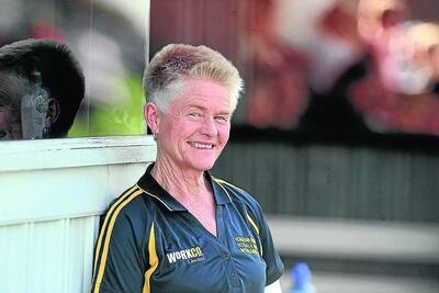 FOR THE LOVE OF THE GAME: Horsham District Netball Association president Linda Kelly has kept busy during the current final series. Picture: PAUL CARRACHER