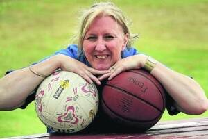 TALENT: Sharon Fedke of Horsham excels on the netball and basketball court.Picture: PAUL CARRACHER