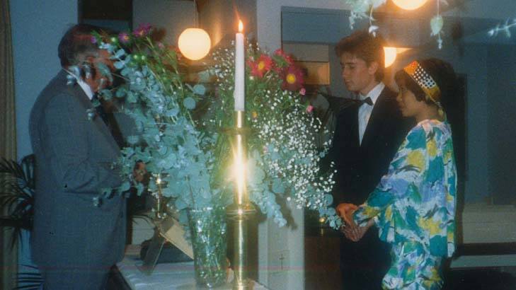 Helen Liu and David Schultz's wedding in King's Cross. Photo: Supplied