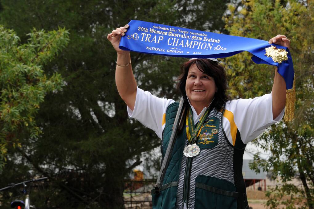 LEADER: Kaniva shooter Lisa Hawker will captain the Victorian women's team at next year's Australian Clay Target Association National Trap Championship. Picture: PAUL CARRACHER