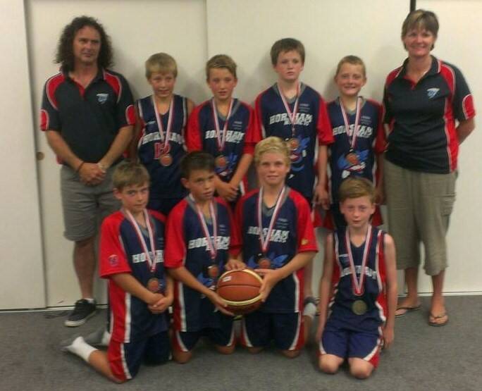 WINNERS: Horsham's under-12 boys basketball team went through the weekend's 2014 Hamilton Basketball Tournament undefeated. Picture: CONTRIBUTED