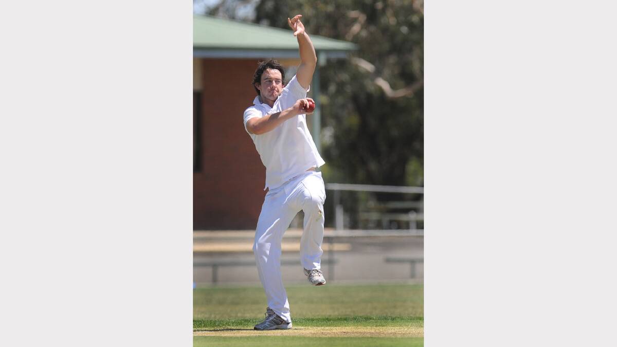 OUTSTANDING: St Mary's Tim Germano claimed four wickets and made 51 runs in a win against Brim-Kellalac-Sheep Hills at the weekend. Picture: AYESHA SEDGMAN