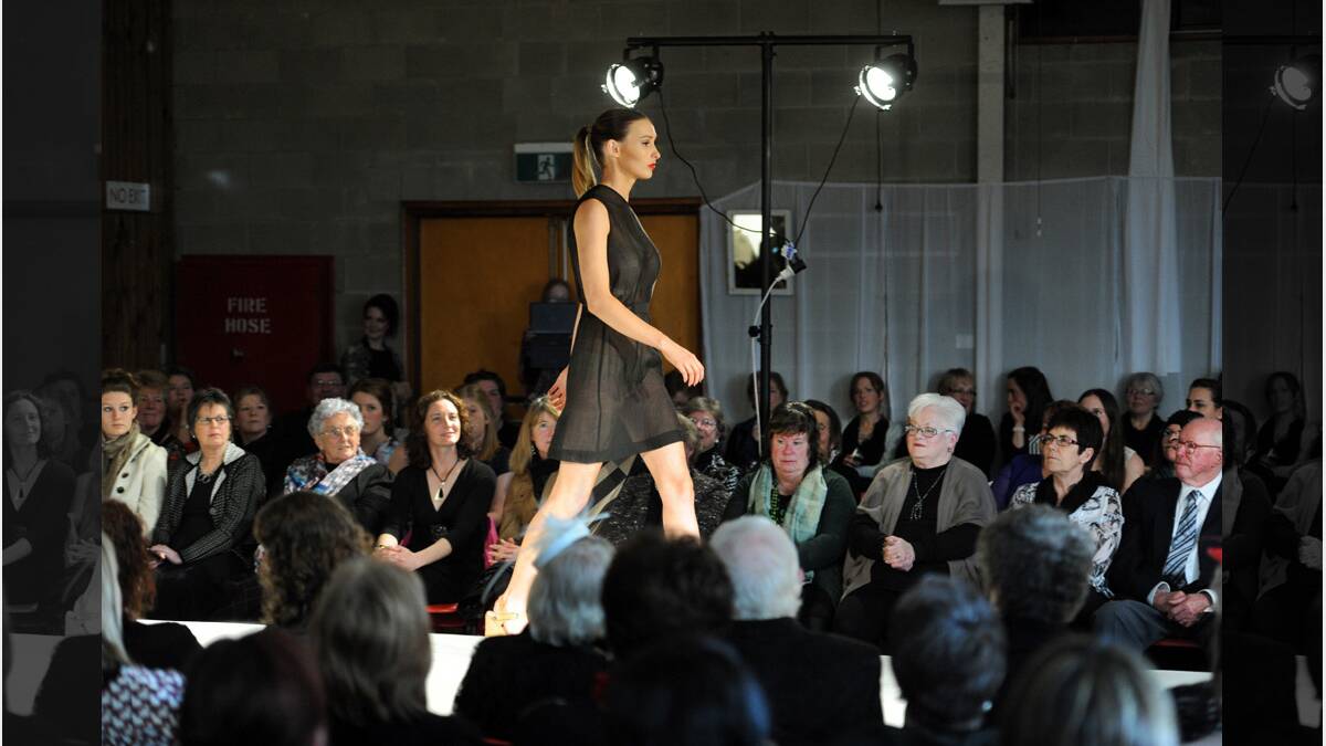 Shannon Carter modeling James Penrose fashion. Neil Grigg, James Penrose Fashion Show in Harrow. 