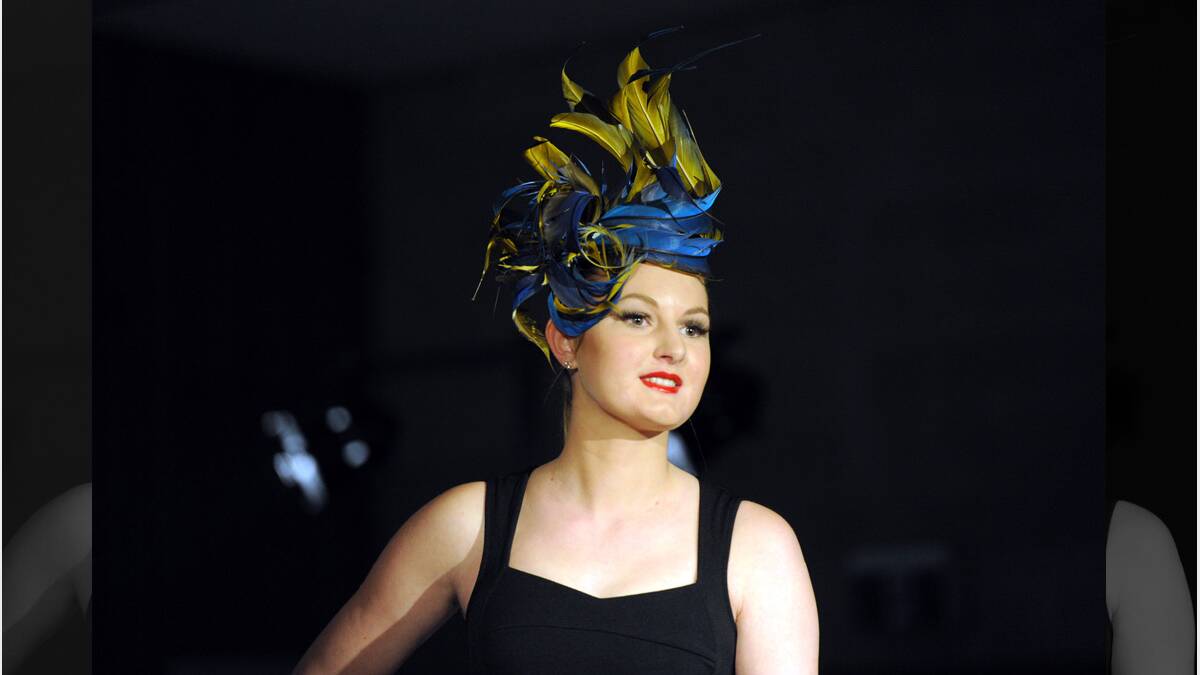 Vienna Harkness modeling Neil Grigg fashion. Neil Grigg, James Penrose Fashion Show in Harrow. 