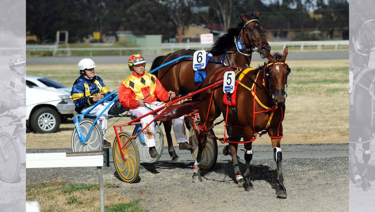 No 5, Keayang Steamer, driven by Glen Craven, defeated 6, Smoken Up, Lance Justice, to win the 2014 Horsham Pacing Cup. 