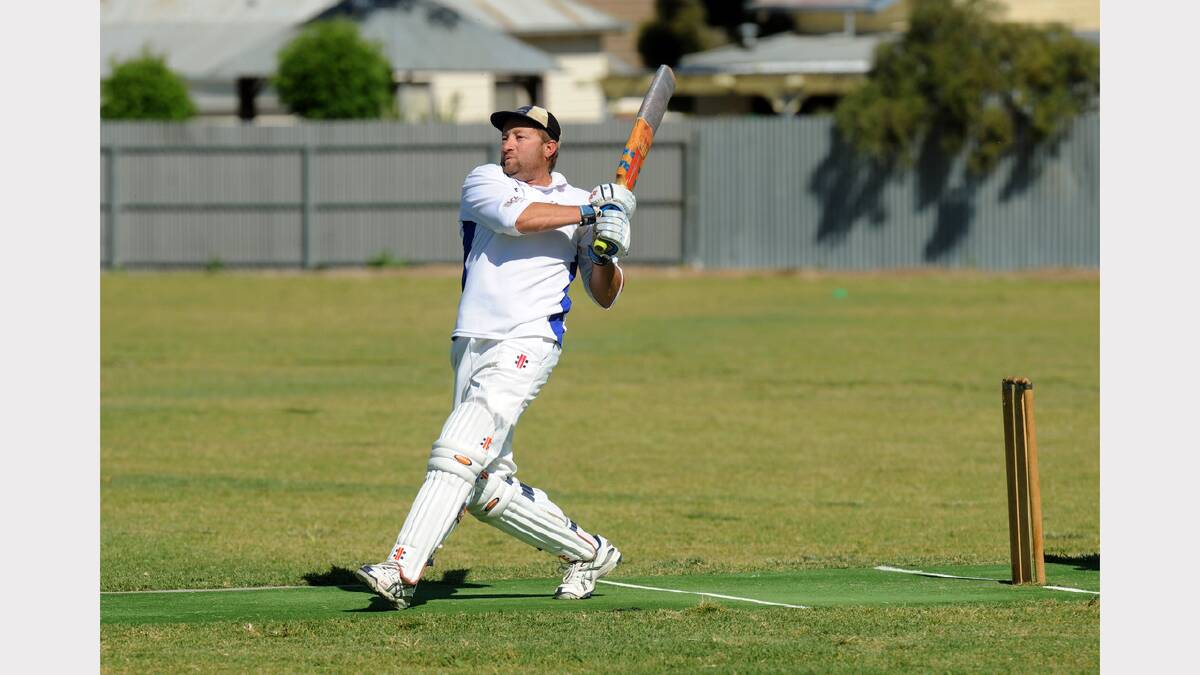 DOMINANT: Lubeck-Murtoa batsman Graeme Reddie was in fine form at the weekend with 85 runs. Picture: PAUL CARRACHER
