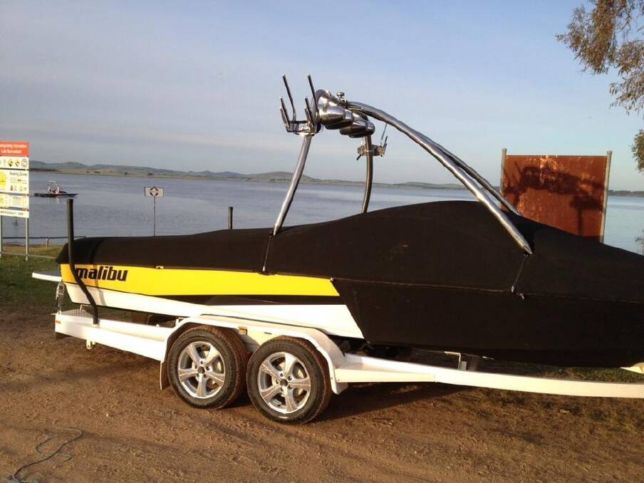 ON THE HUNT: Police are searching for this stolen boat they believe was last seen in the Wimmera.