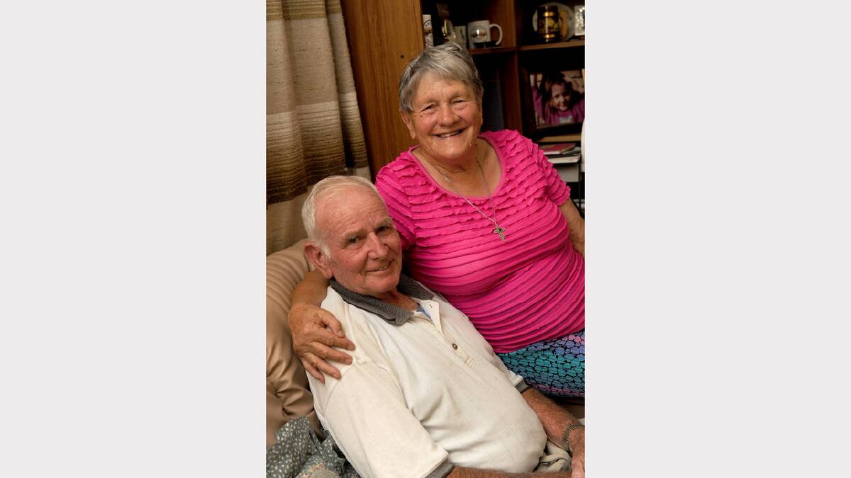HAPPILY MARRIED: Horsham’s Jack and Dot Armstrong celebrated their diamond wedding anniversary on Thursday. Picture: SAMANTHA CAMARRI