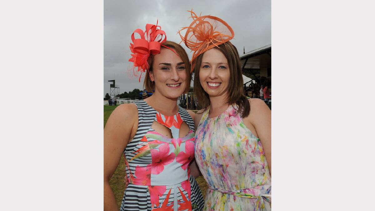 ALL DRESSED UP: Cilicia Smith and Amanda Collins have a day at the races at the Marma Cup.