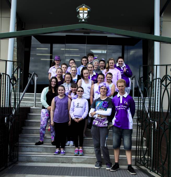 Horsham's St Brigid's College students enjoyed a purple day on Friday. The event was also a fundraiser for the school's Relay for Life team.