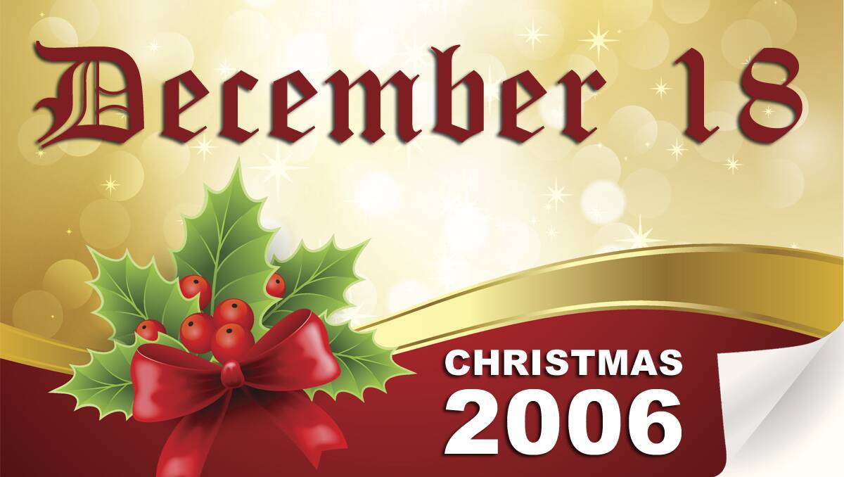 Swipe across to see photos from Christmas 2006.