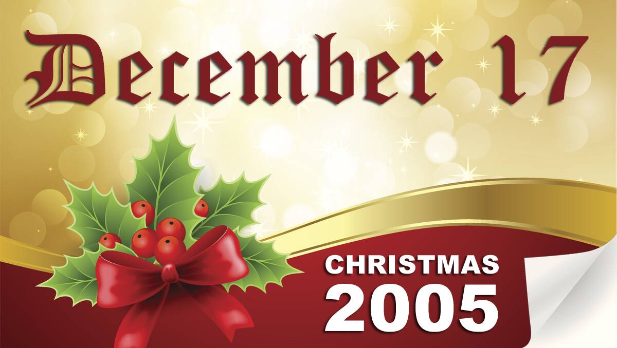 Swipe across to see pictures from Christmas 2005.
