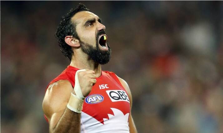 AWARD: Former Horsham man Adam Goodes is the 2014 Australian of the Year. Picture: GETTY IMAGES