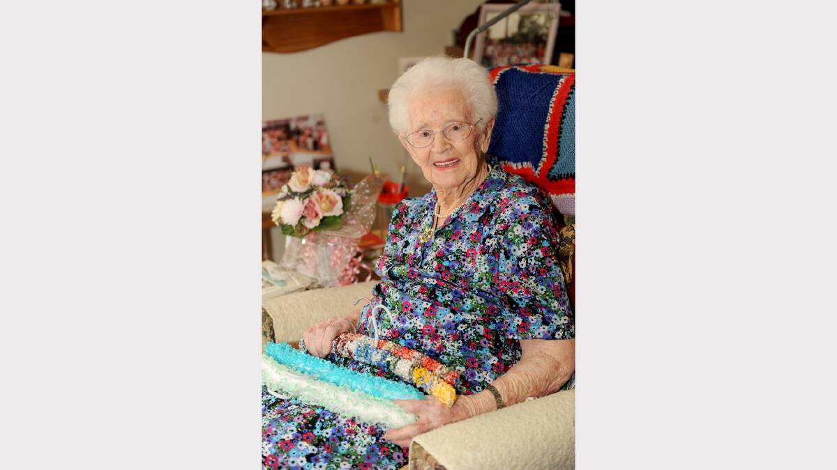 GOING STRONG: Horsham’s Dorothy Janetzki celebrated her 102nd birthday on Tuesday. Picture: SAMANTHA CAMARRI