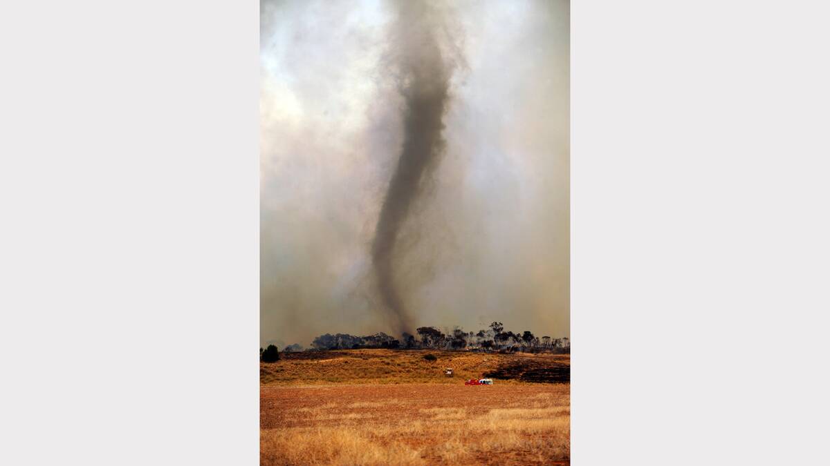 THURSDAY: Mail-Times photographer Paul Carracher captured these scenes of the fires at Yaapeet.