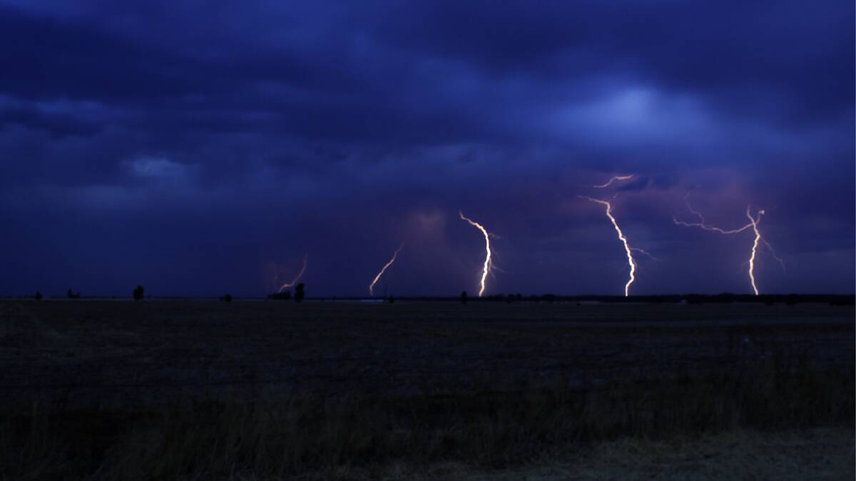 TUESDAY: Megan Elliott took these photos of the lightning on Tuesday night.