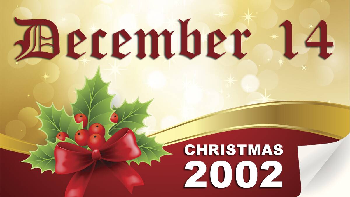 Swipe across to see pictures from Christmas 2002.