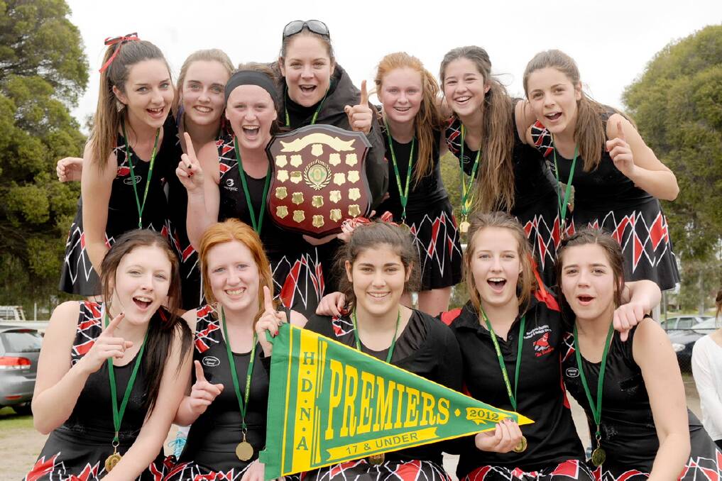 Under-17 Noradjuha-Quantong premiers in the Horsham District Netball League