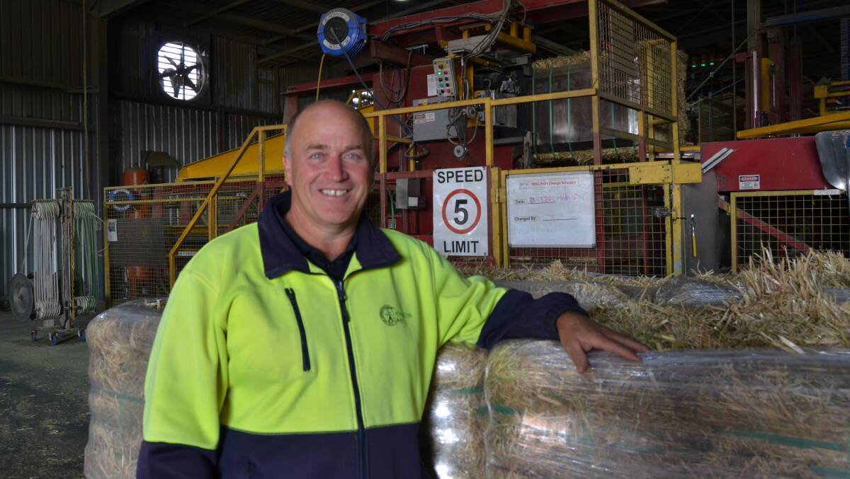 FODDER: Tony Huebner is the operations manager at Johnson Asahi and said fodder is business as usual. Picture: ALISON FOLETTA. 