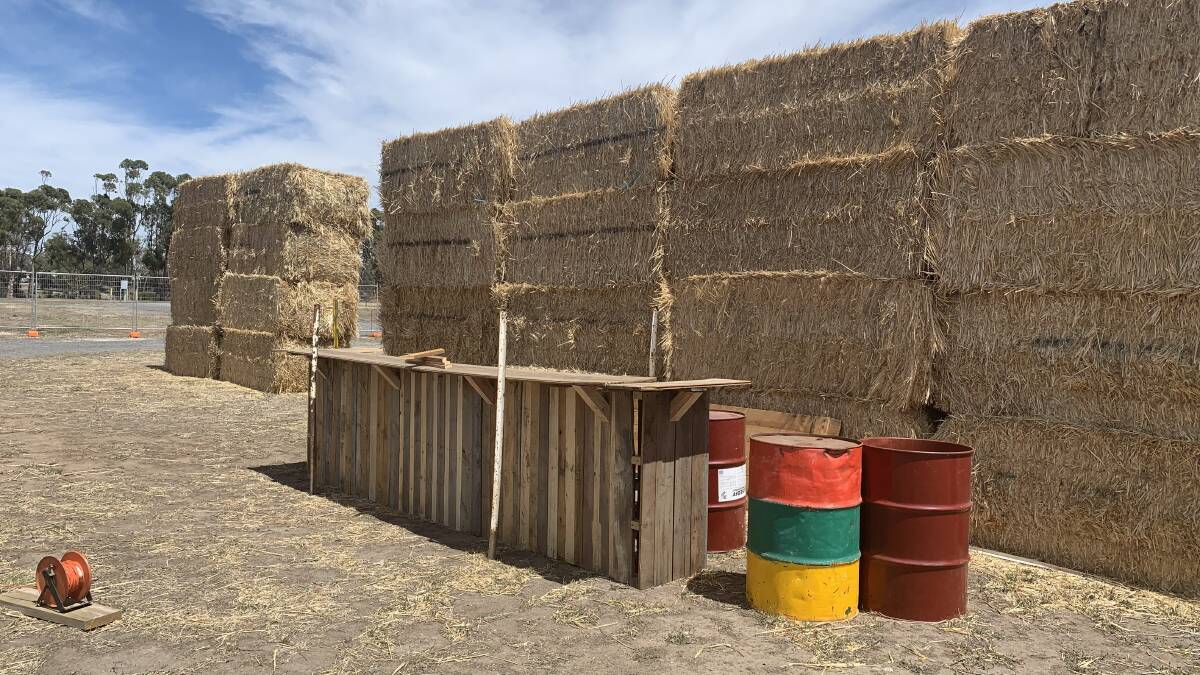 POP UP: The Maydale Reserve will be transformed into a popup hay bale dining room for the feast. Picture: ALISON FOLETTA. 